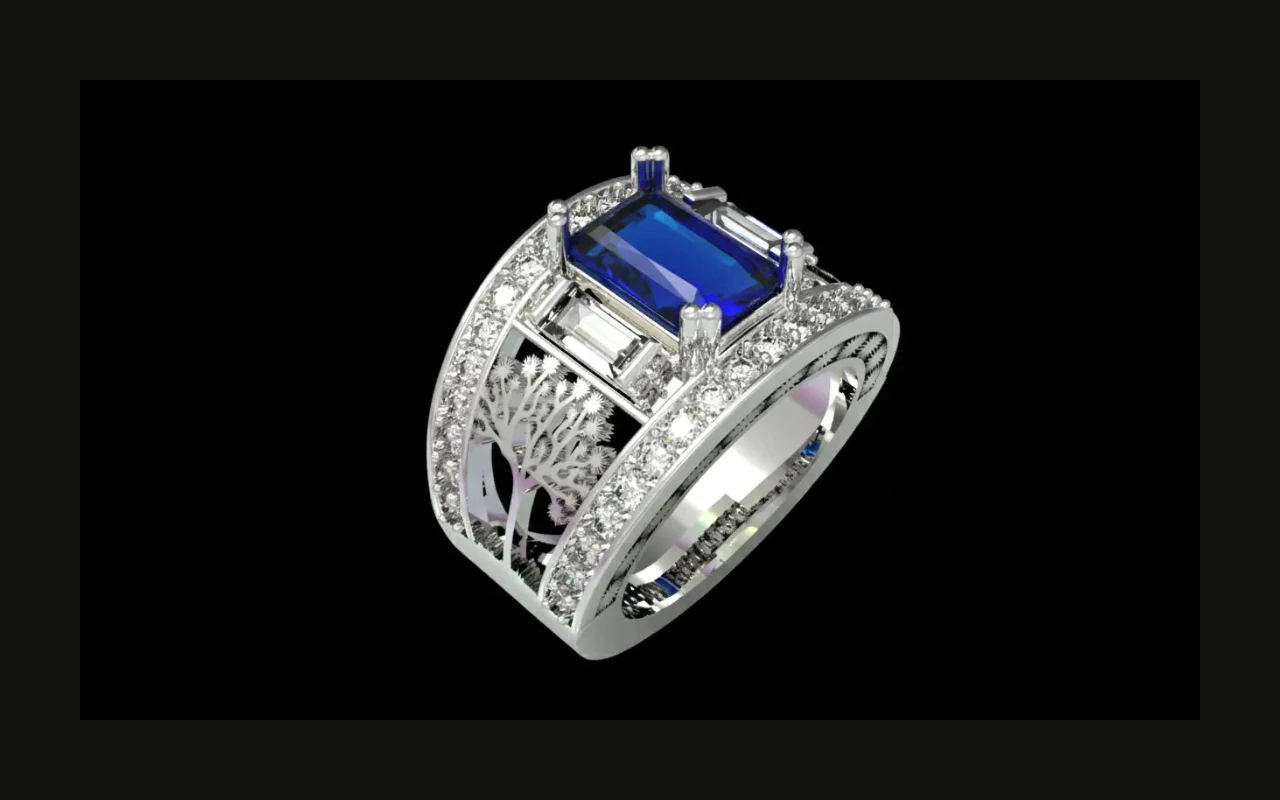 Custom 3D CAD jewelry design — Arvion Designs portfolio