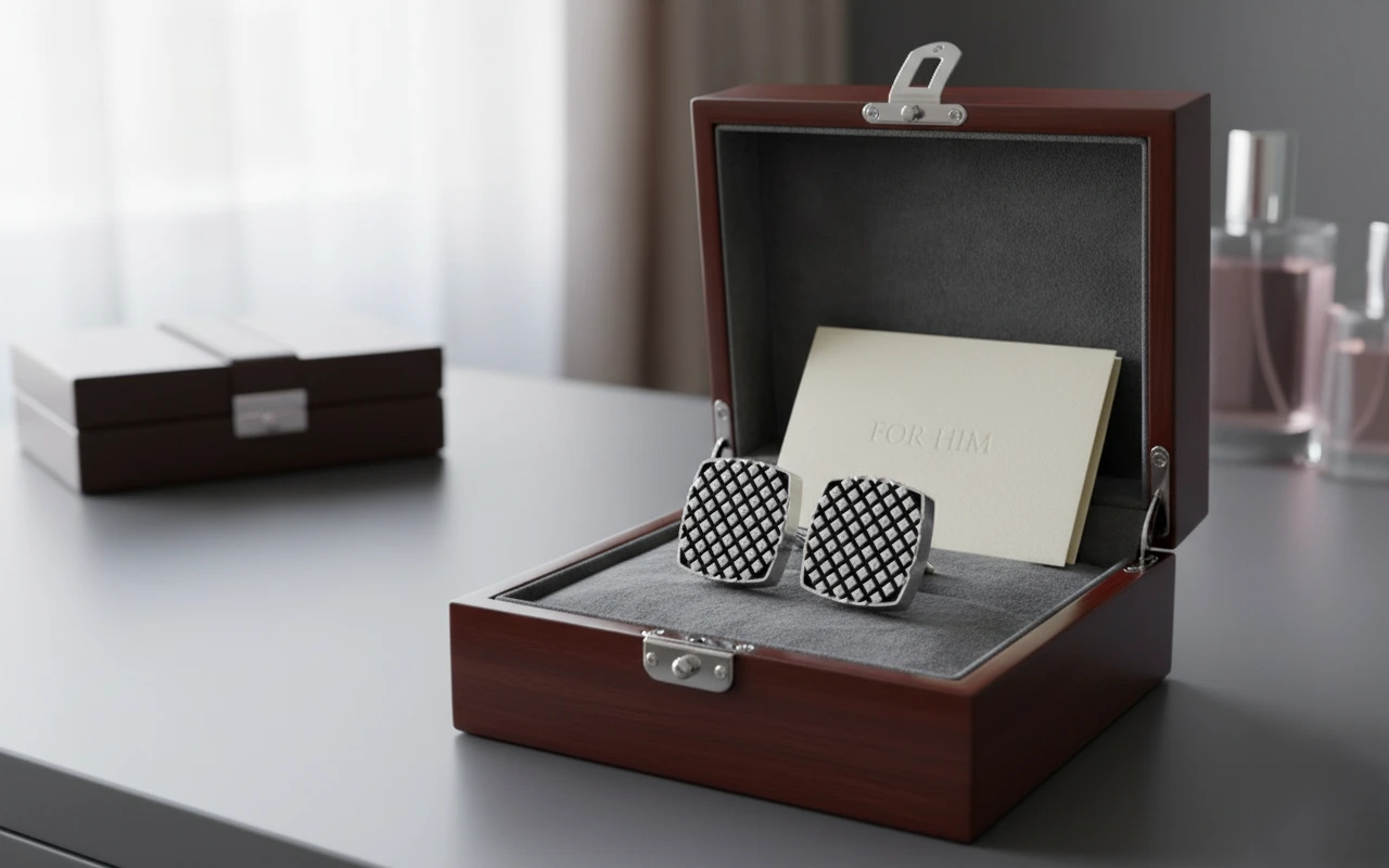 3D rendered geometric earring design — Arvion Designs