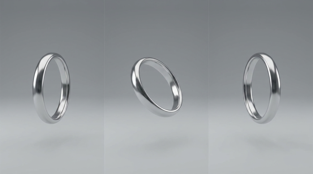 360 degree jewelry animation rotation sequence
