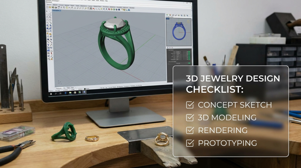 Checklist for choosing a 3D jewelry design partner