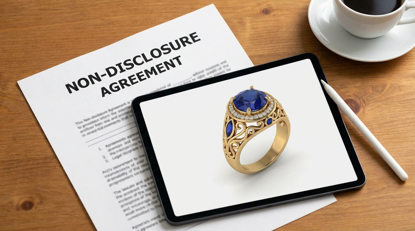Jewelry CAD confidentiality NDA document protection